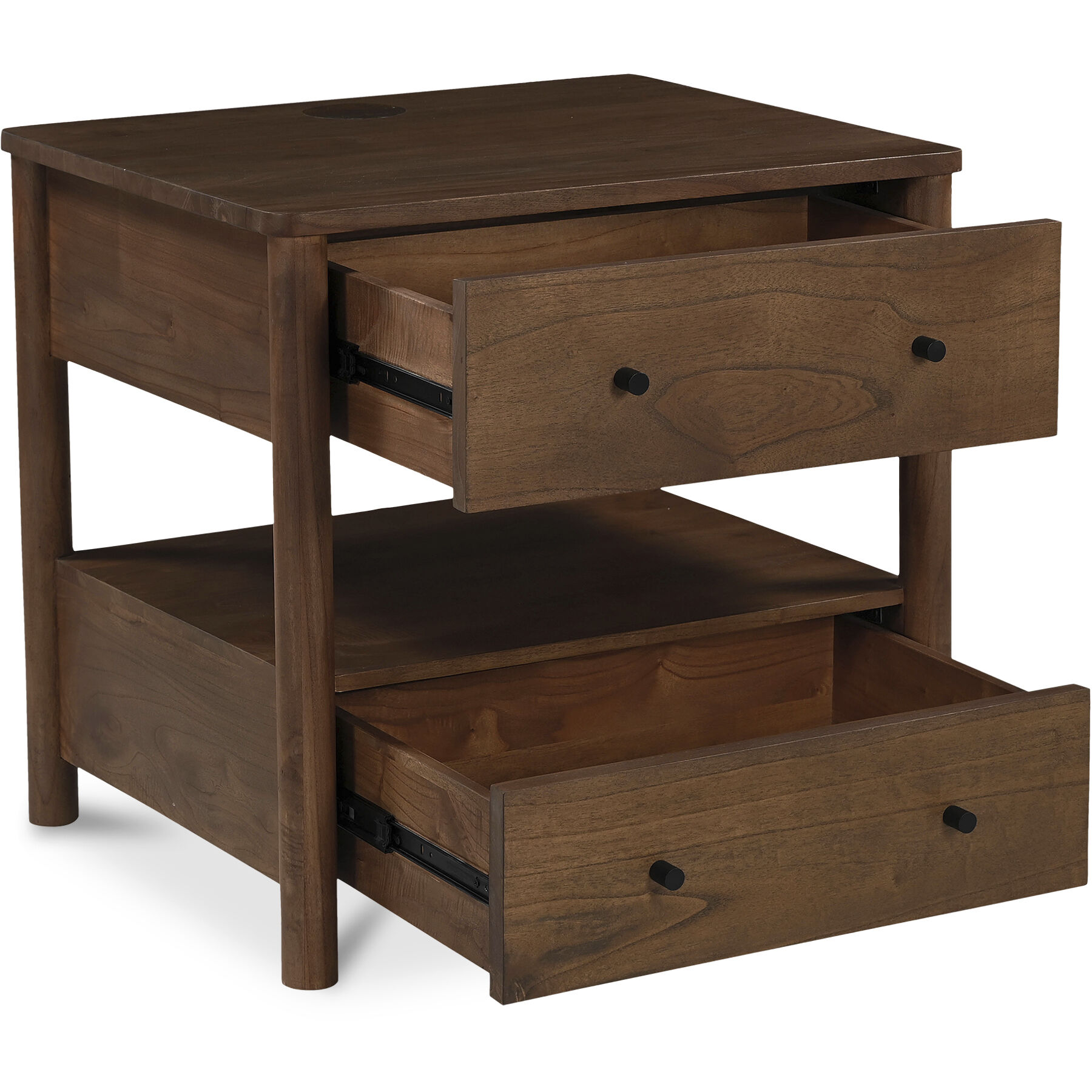 Lottie Brown Charging Nightstand